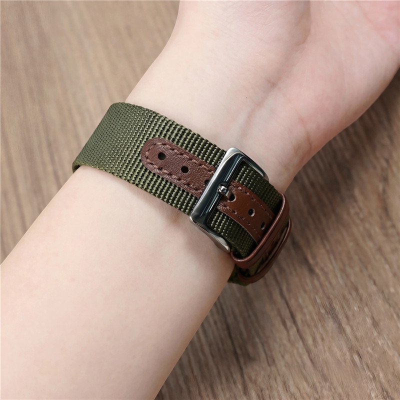 Geripptes Nylon-Uhrenarmband,  – Canvas Strap Watch Bewertung und Preis
