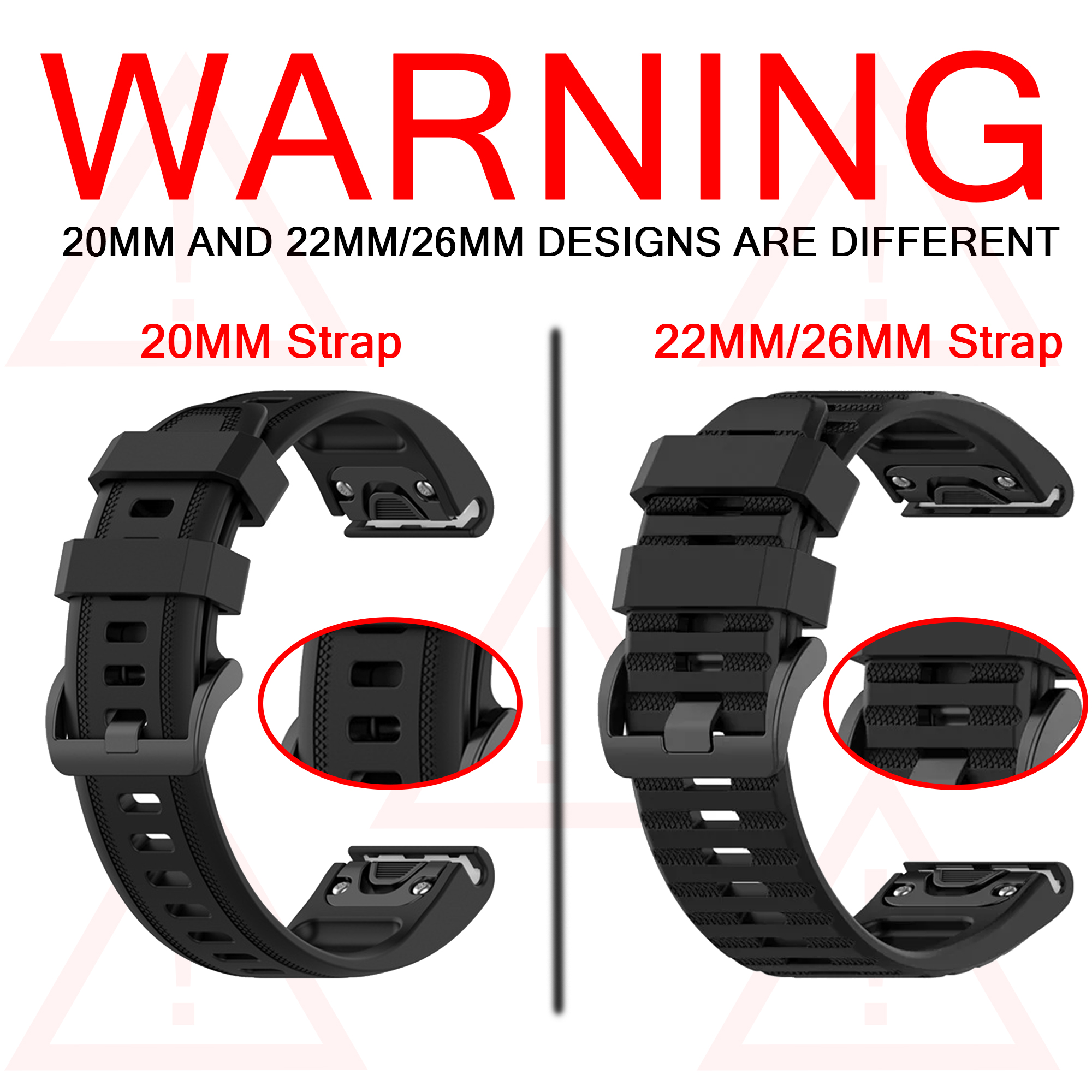 QuickFit 26 mm 20 mm 22 mm Arm – Silicone Watch Band 22Mm Bewertung und Preis