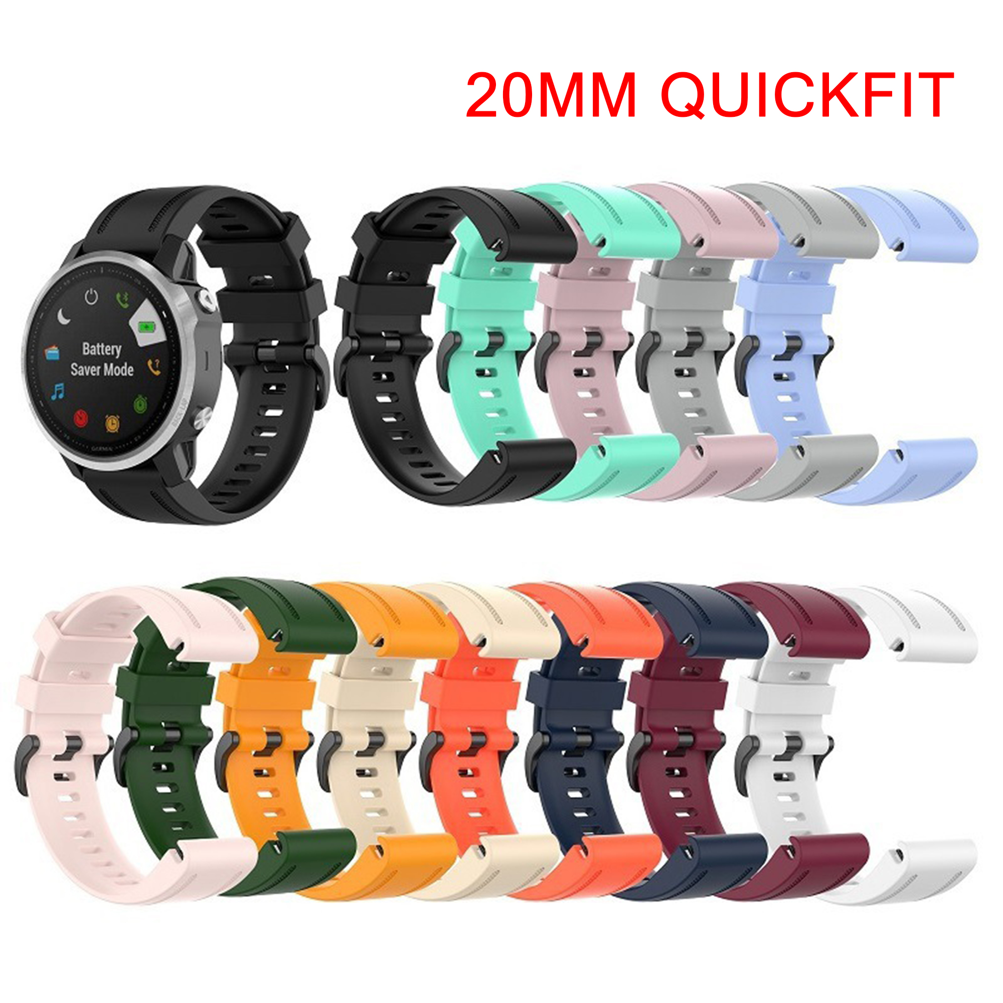 QuickFit 26 mm 20 mm 22 mm Arm – Silicone Watch Band 22Mm Bewertung und Preis
