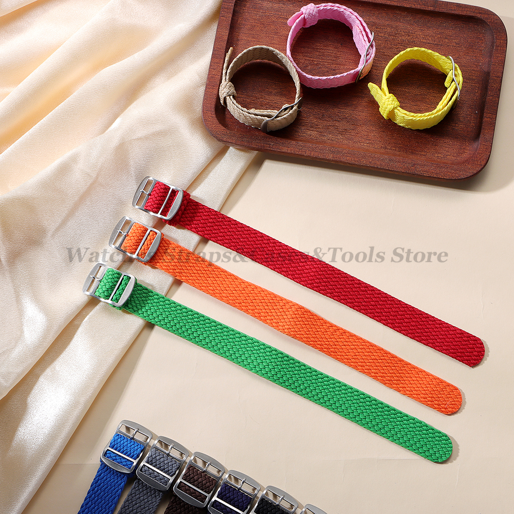 14mm 16mm 18mm 20mm 22mm Nylon – Perlon Strap Woven Bewertung und Preis