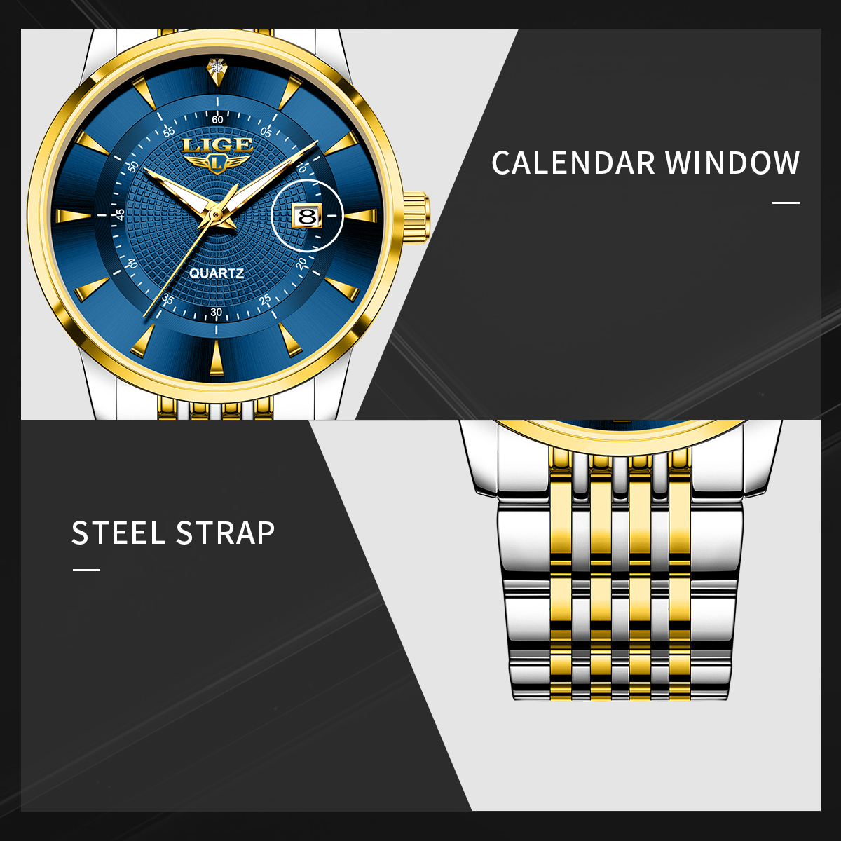 LIGE Neue 2026 Luxus-Herrenuhr – Stainless Bracelet Diver Bewertung und Preis