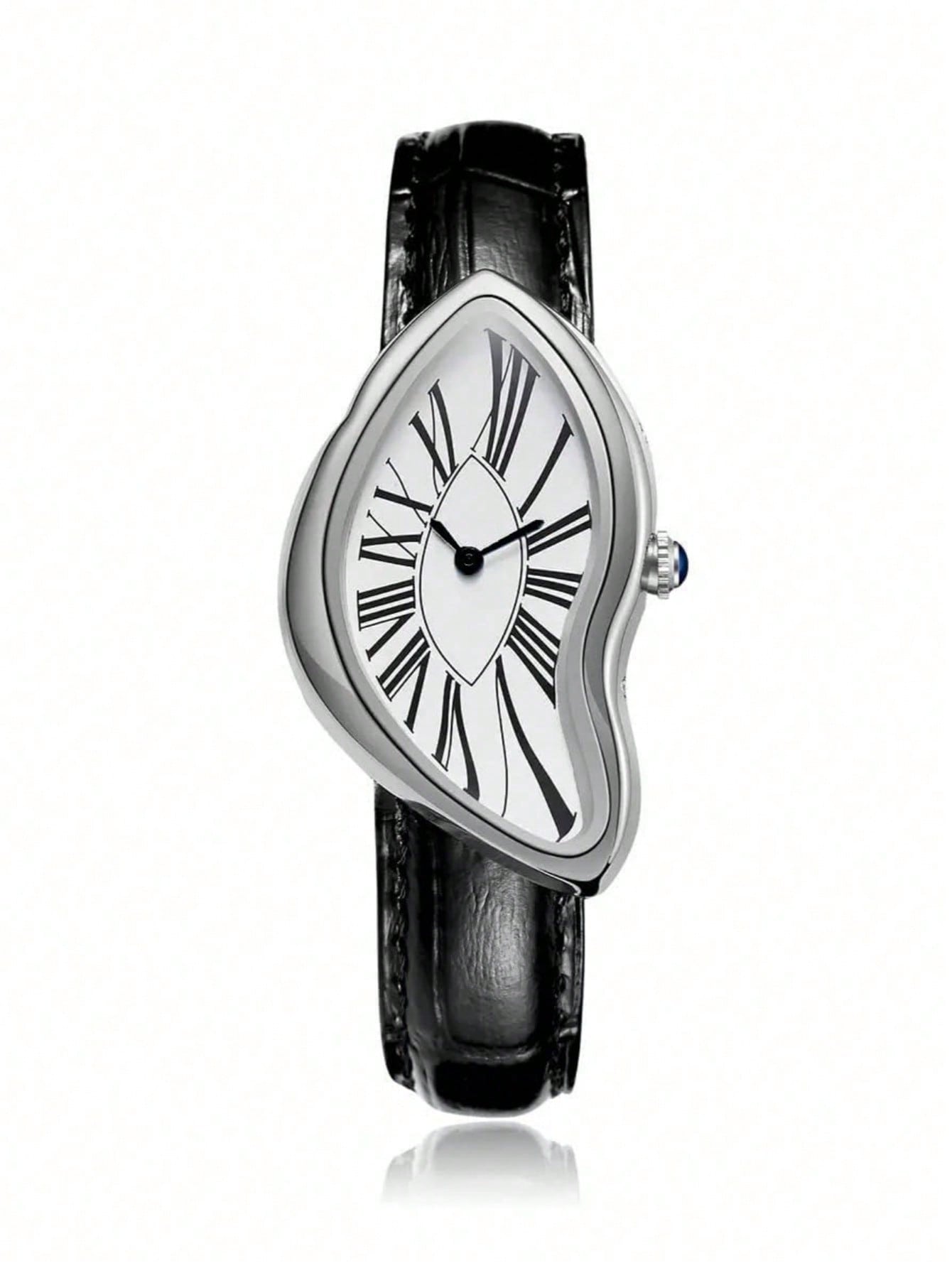 Creative Melt Luxus-Uhr für He – Leather Watch Band Men Bewertung und Preis