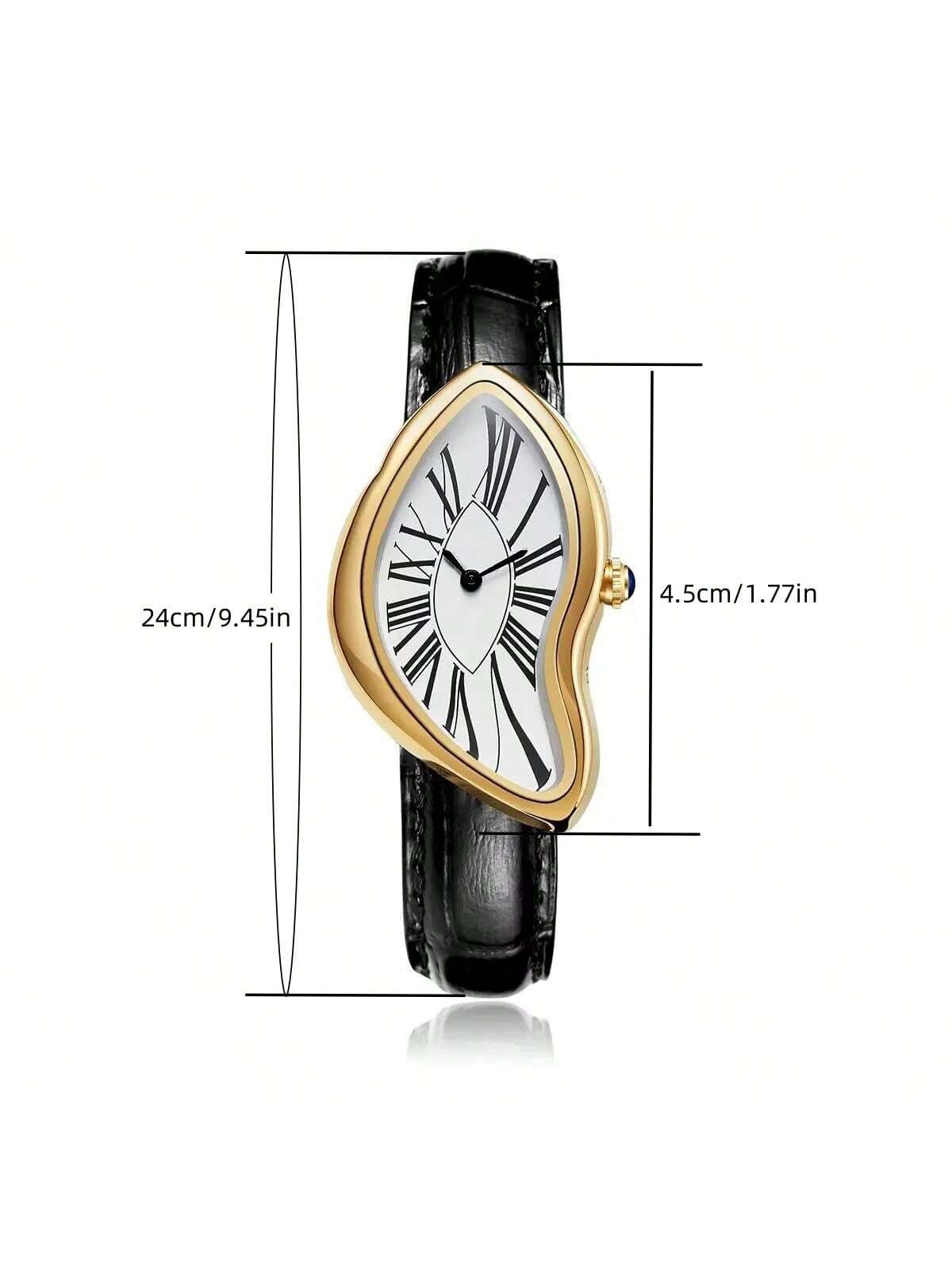 Creative Melt Luxus-Uhr für He – Leather Watch Band Men Bewertung und Preis