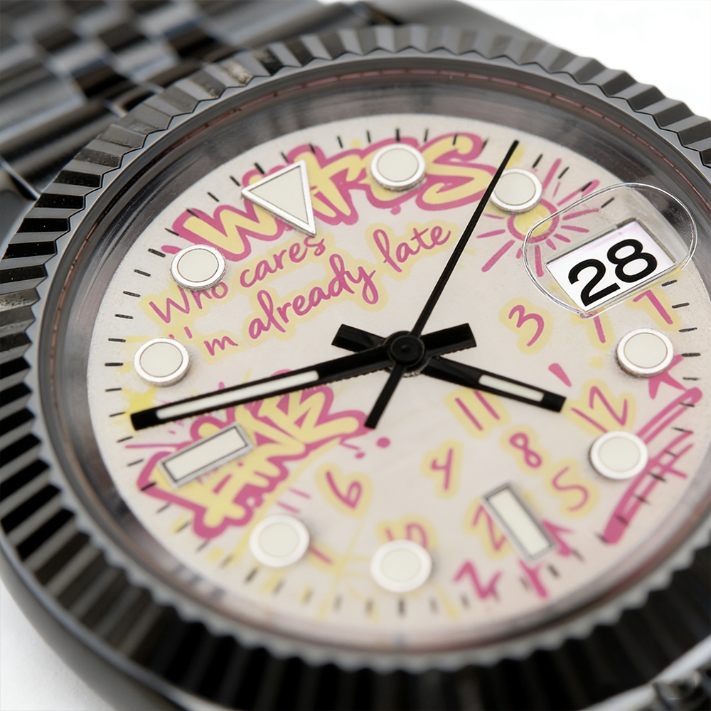 Graffiti-Uhr Luxus-Uhr China N – Stainless Bracelet Diver Bewertung und Preis