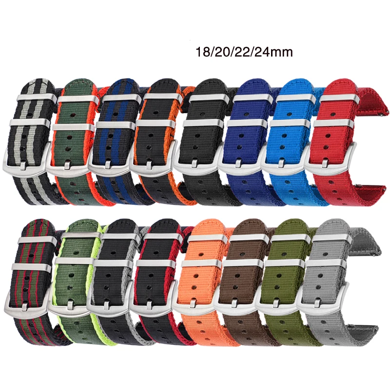18/20/22/24 mm Nylonarmband He – Canvas Strap Watch Bewertung und Preis