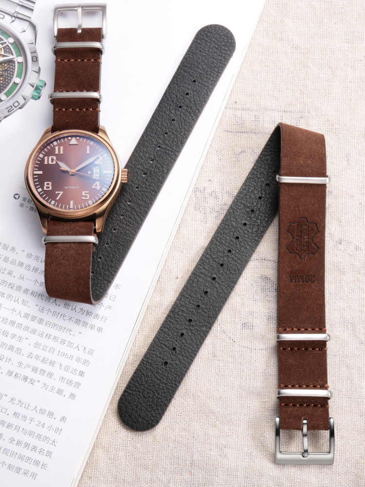 HEMSUT Echtem Leder Uhr Band W – Tropic Strap Vintage Bewertung und Preis