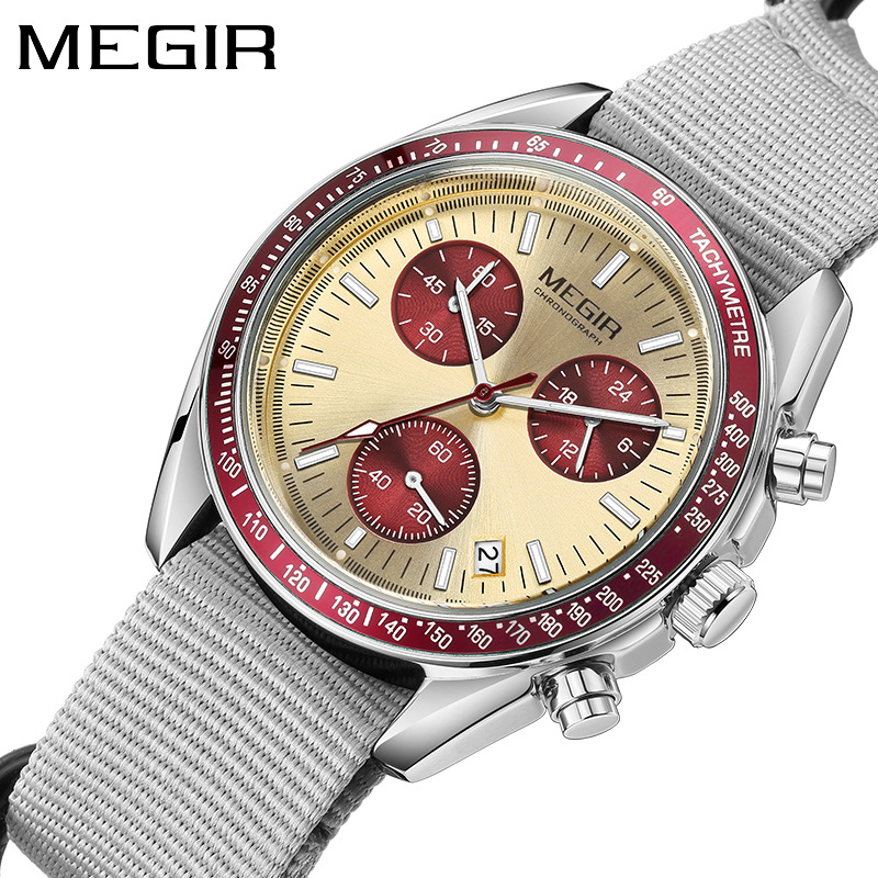 MEGIR 2247 Neue Luxus Herrenuh – Canvas Strap Watch Bewertung und Preis