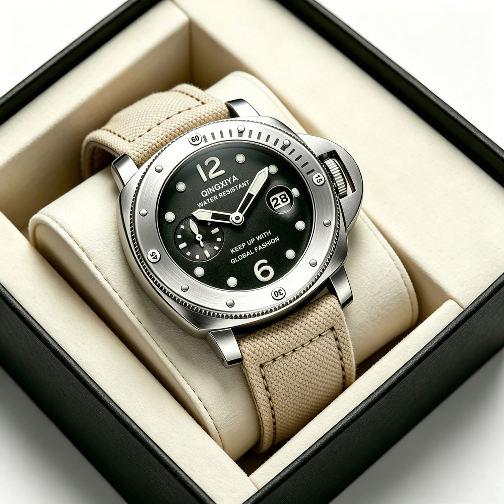 QINGXIYA Sportliche Herren-Qua – Canvas Strap Watch Bewertung und Preis