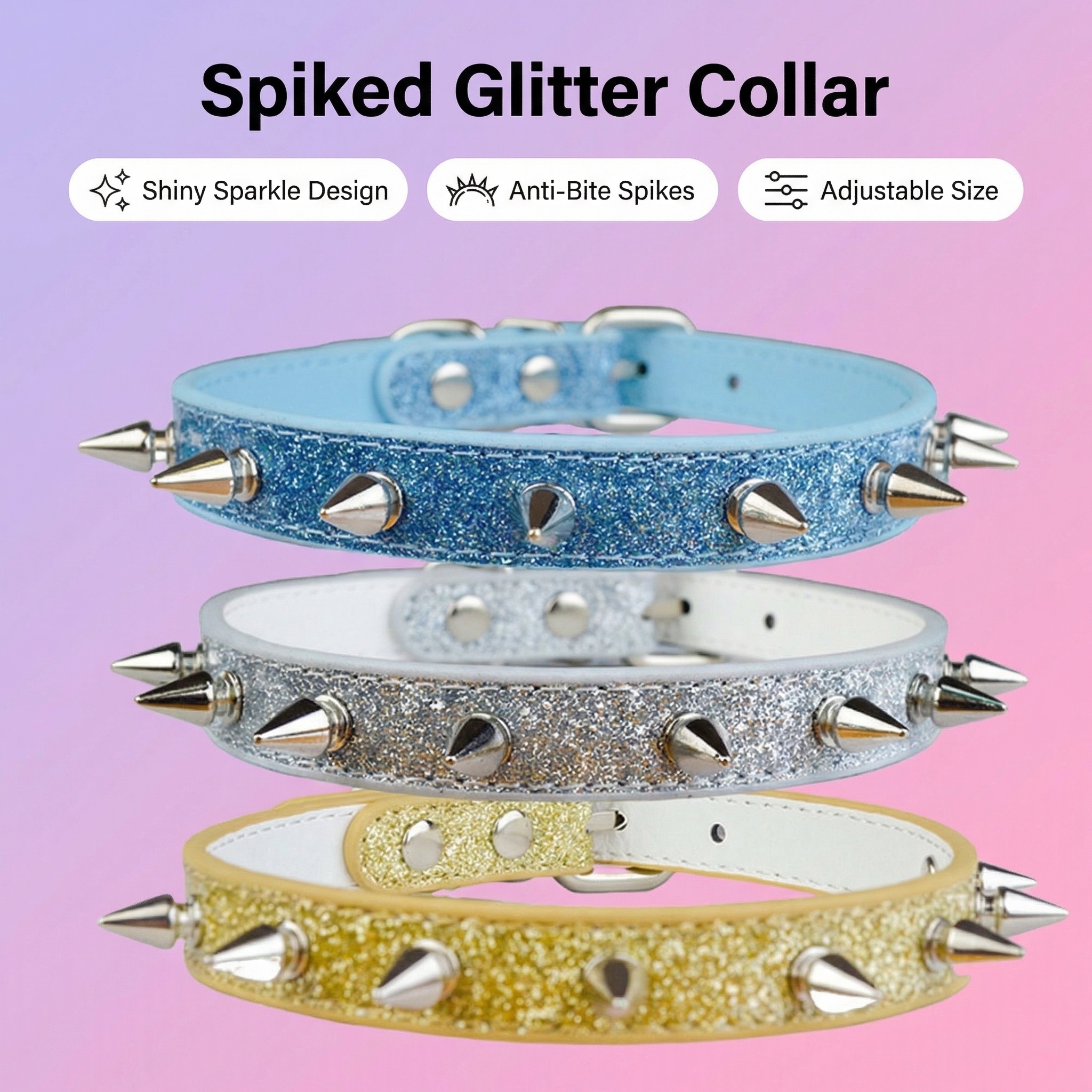 Punk-Style Nieten-Halsband mit – Leather Strap Quick Release Bewertung und Preis