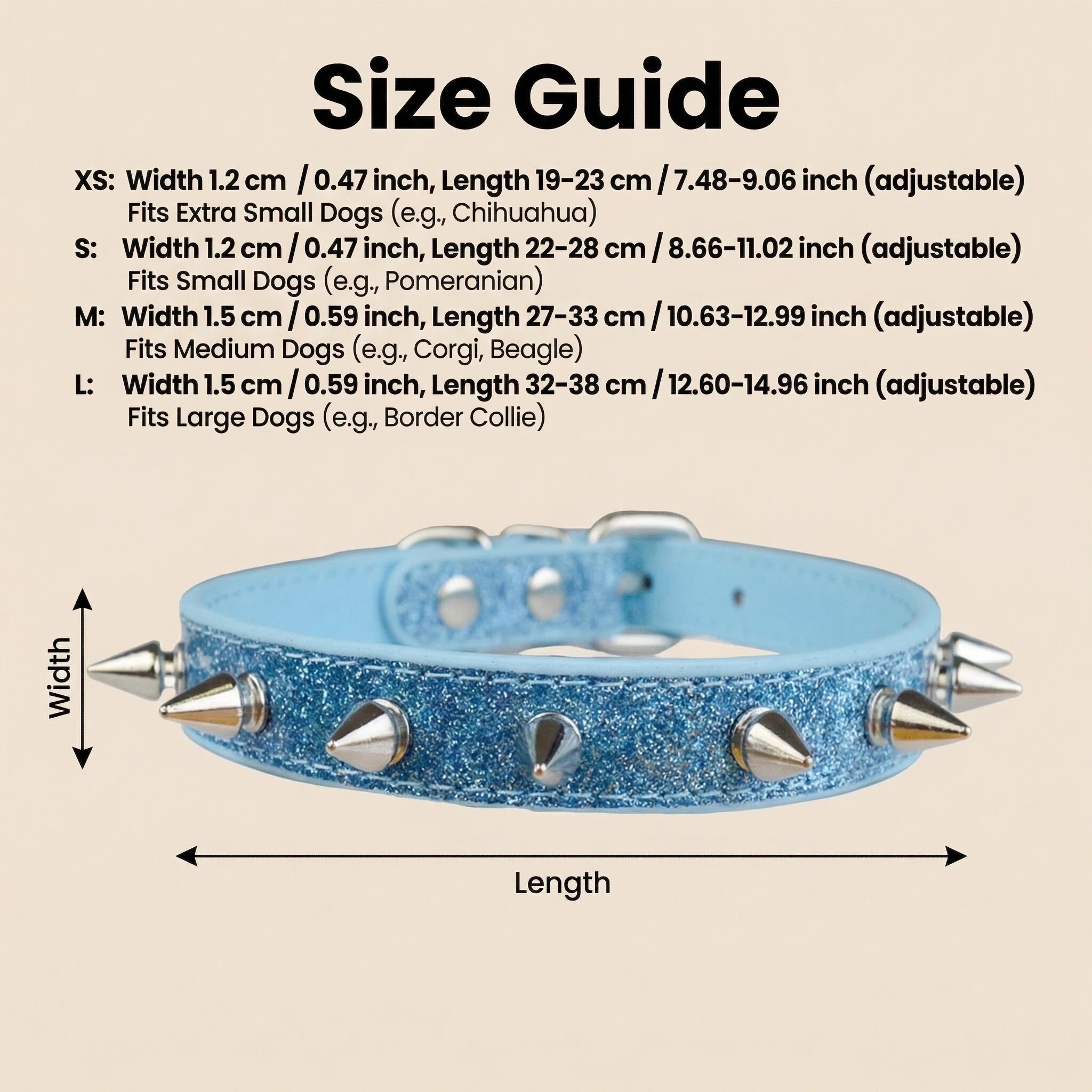 Punk-Style Nieten-Halsband mit – Leather Strap Quick Release Bewertung und Preis