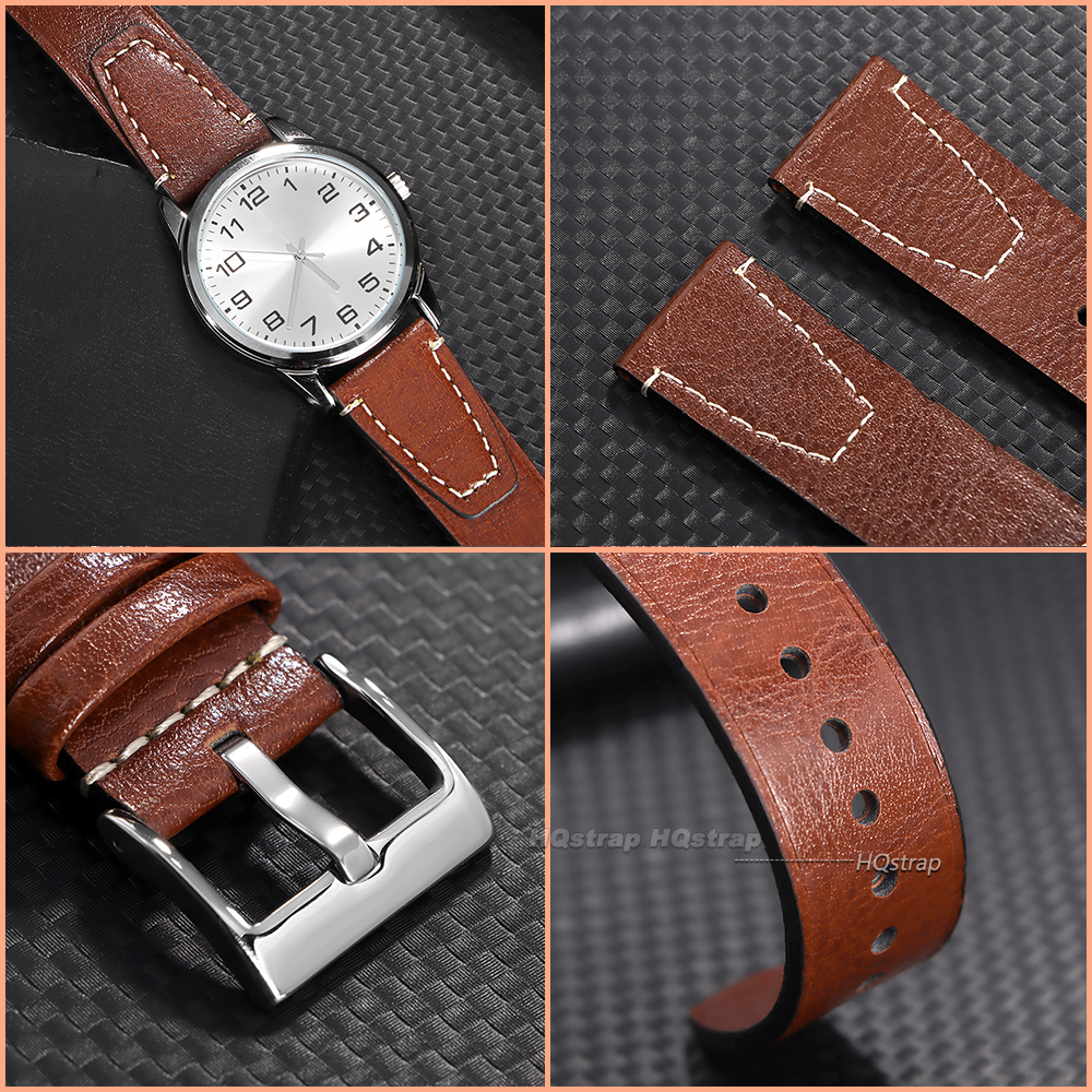 Vintage 20mm 22mm Ölwachs Lede – Suede Strap Watch Bewertung und Preis