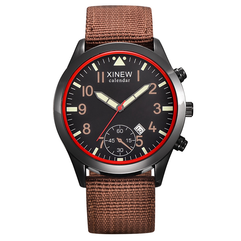 2020 XINEW Uhren Männer Mode G – Canvas Strap Watch Bewertung und Preis