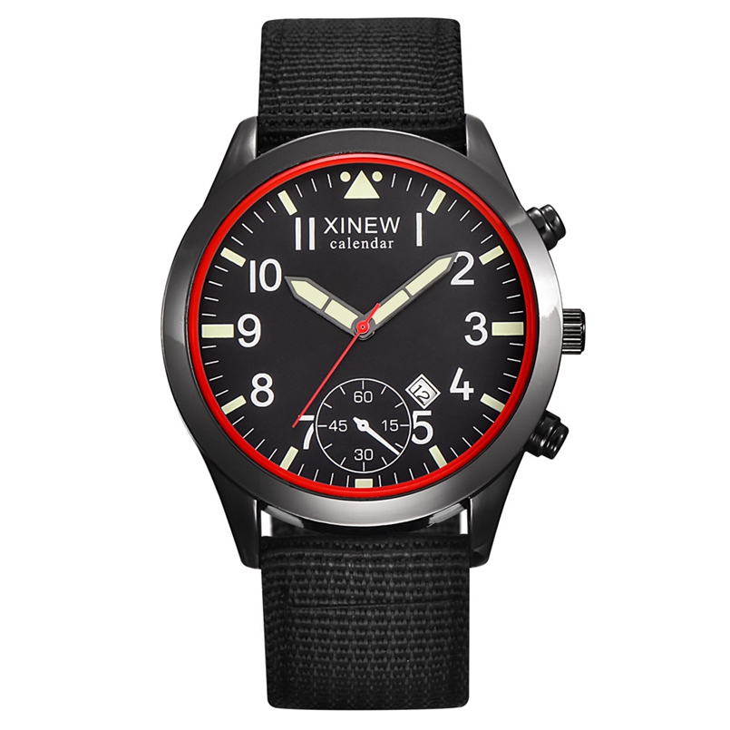 2020 XINEW Uhren Männer Mode G – Canvas Strap Watch Bewertung und Preis