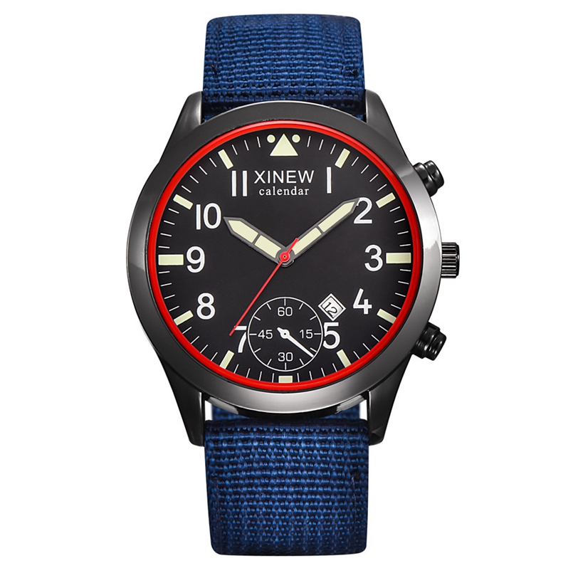 2020 XINEW Uhren Männer Mode G – Canvas Strap Watch Bewertung und Preis