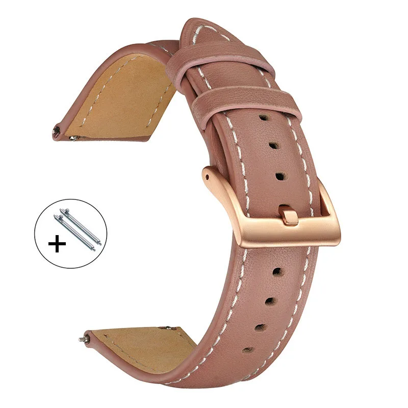 14mm 16mm 18mm 20mm 22mm Echte – Leather Strap Quick Release Bewertung und Preis