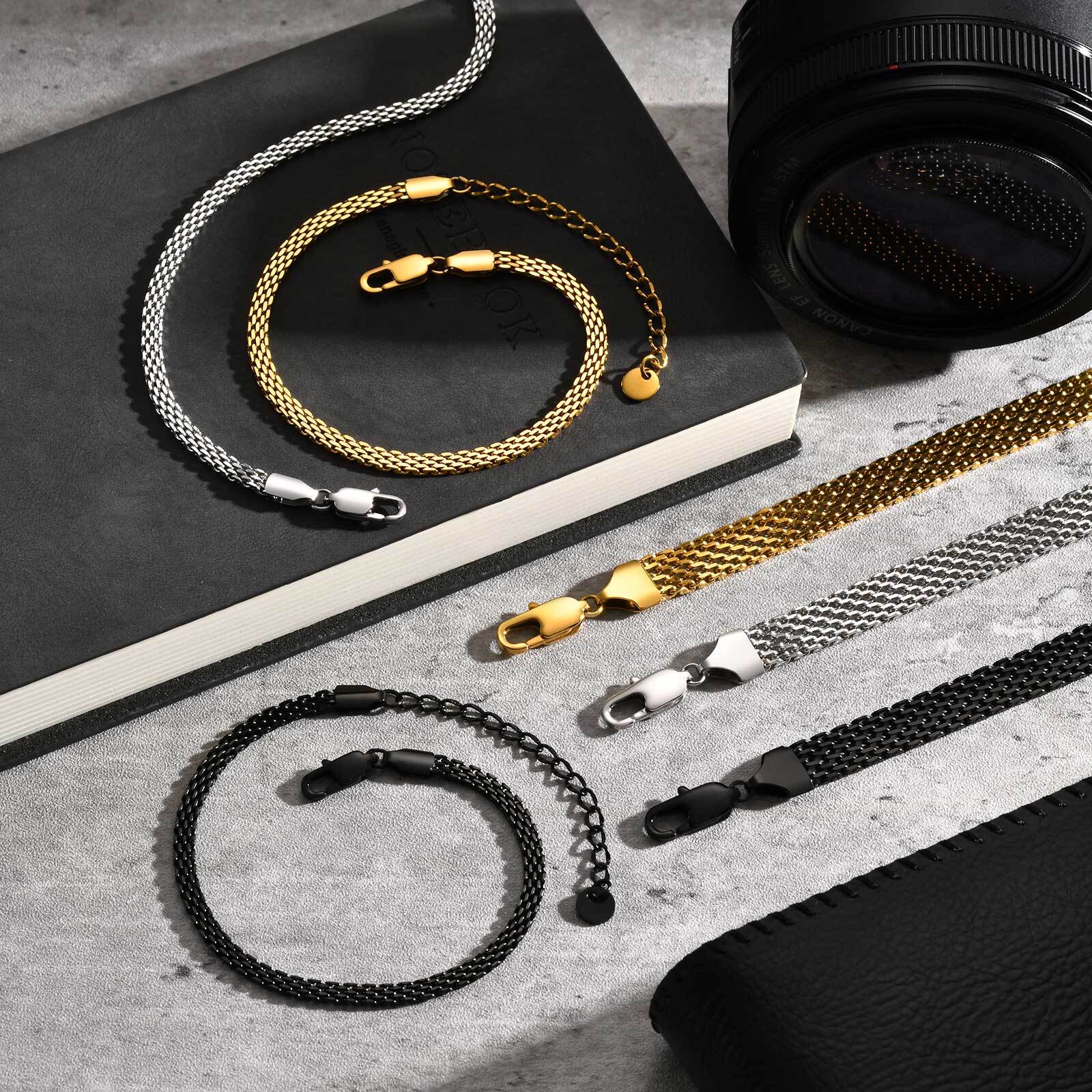 3/8 mm Mesh-Armband mit Ketten – Mesh Strap Metal Bewertung und Preis