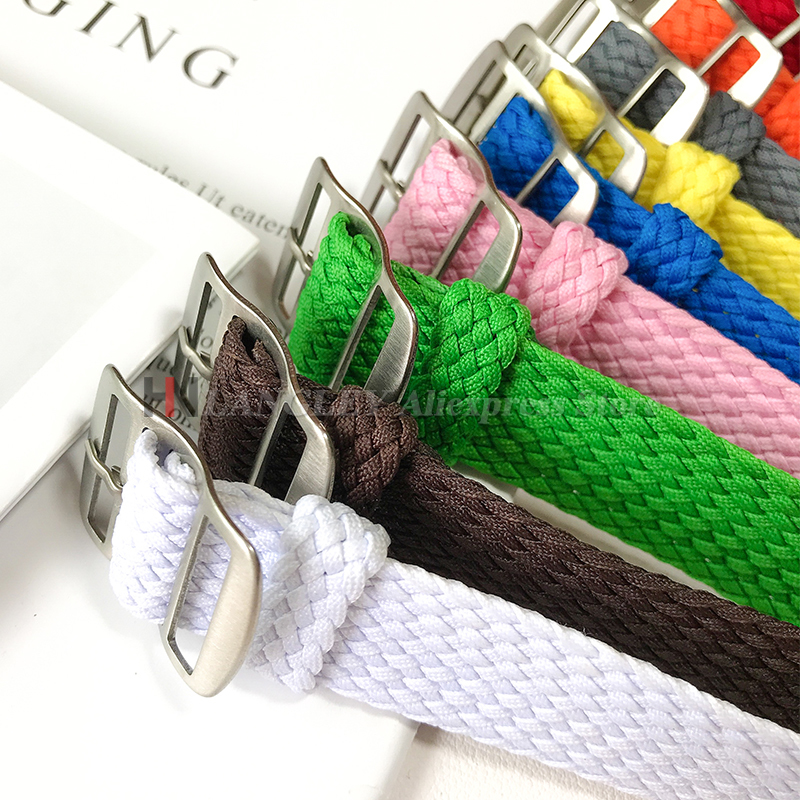 Stoff gewebtes Nylon-Uhrenarmb – Perlon Strap Woven Bewertung und Preis