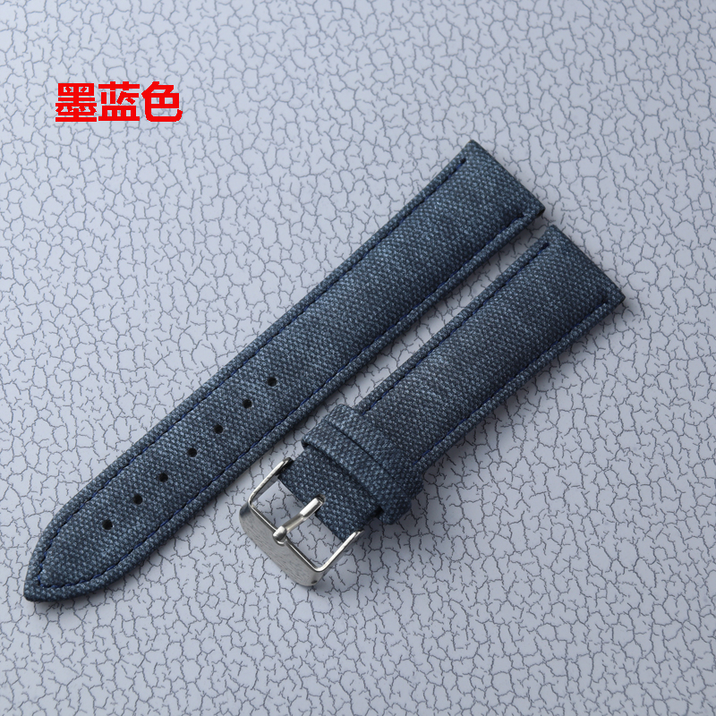 Denim Leder armband 10mm 12mm  – Canvas Strap Watch Bewertung und Preis