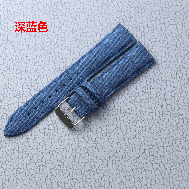 Denim Leder armband 10mm 12mm  – Canvas Strap Watch Bewertung und Preis