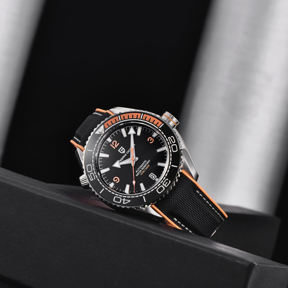 PAGANI DESIGN Taucheruhr 100M  – Rubber Strap Diver Bewertung und Preis