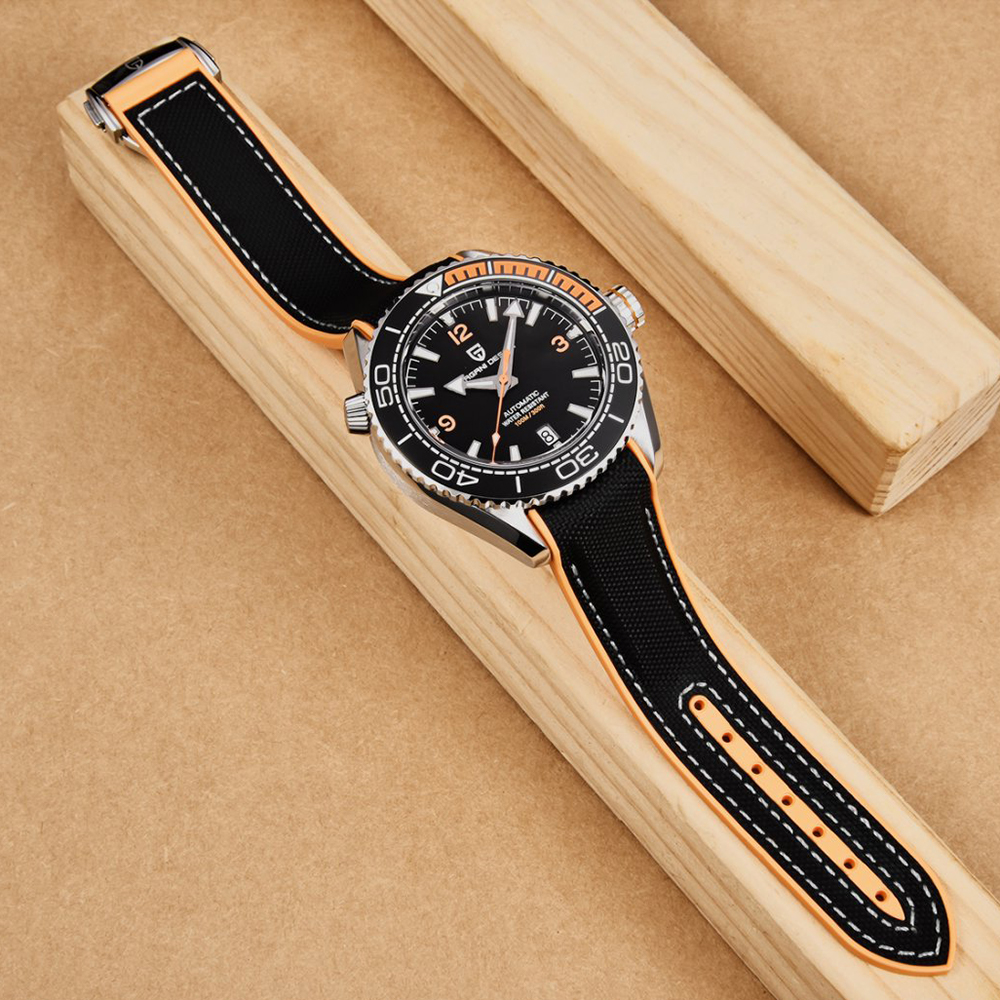 PAGANI DESIGN Taucheruhr 100M  – Rubber Strap Diver Bewertung und Preis