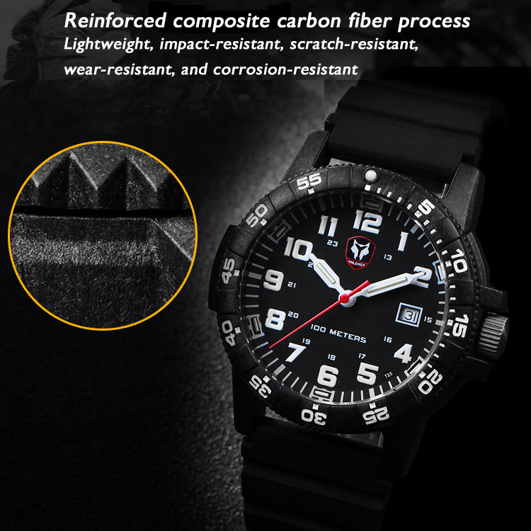 Hnlgnox Mens Pilot Uhren Sport – Rubber Strap Diver Bewertung und Preis