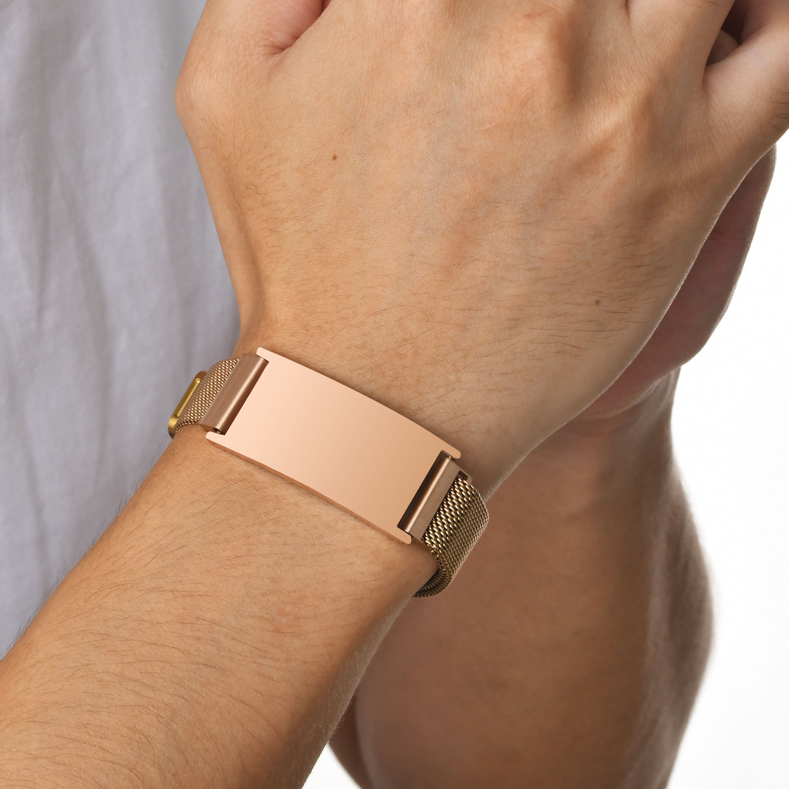 Klobige magnetische Mesh-Armbä – Mesh Strap Metal Bewertung und Preis