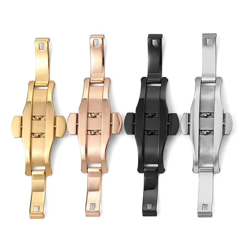 Polierte Edelstahl-Schmetterli – Butterfly Clasp Deployant Bewertung und Preis