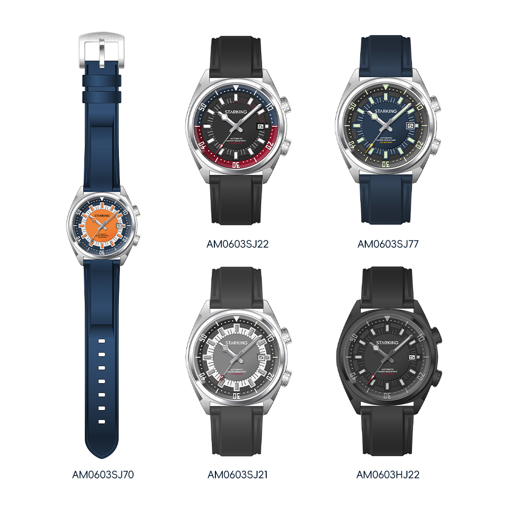 STARKING Herren Automatik-Tauc – Rubber Strap Diver Bewertung und Preis