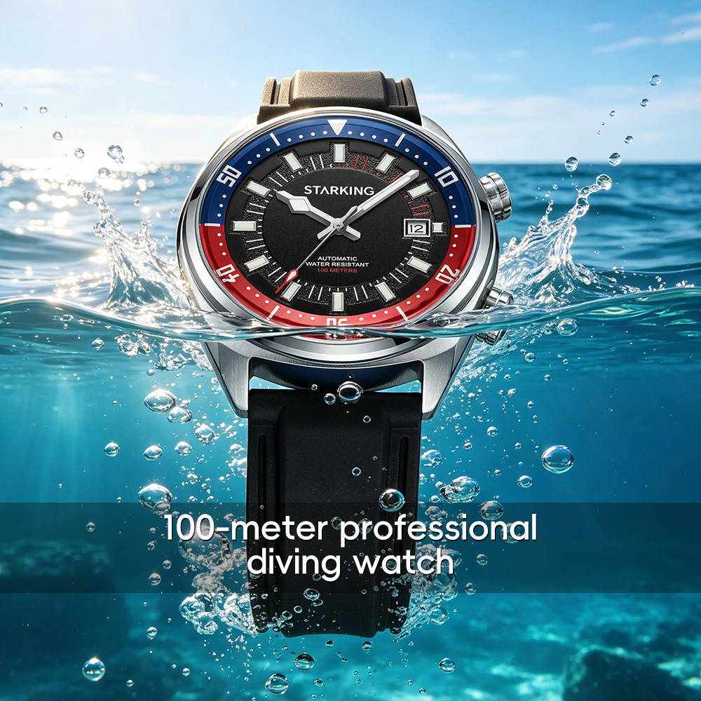 STARKING Herren Automatik-Tauc – Rubber Strap Diver Bewertung und Preis