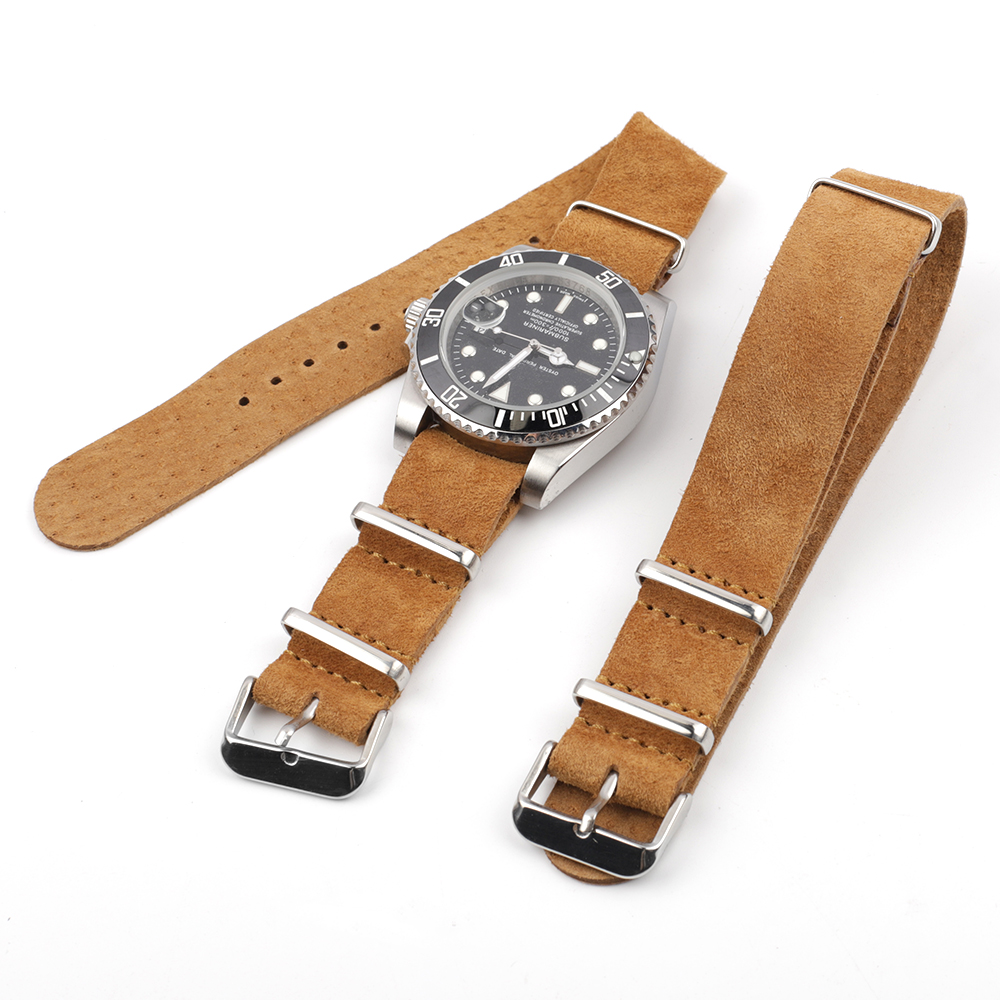 Weiches Retro-Wildleder-Echtle – Nato Strap Nylon Bewertung und Preis