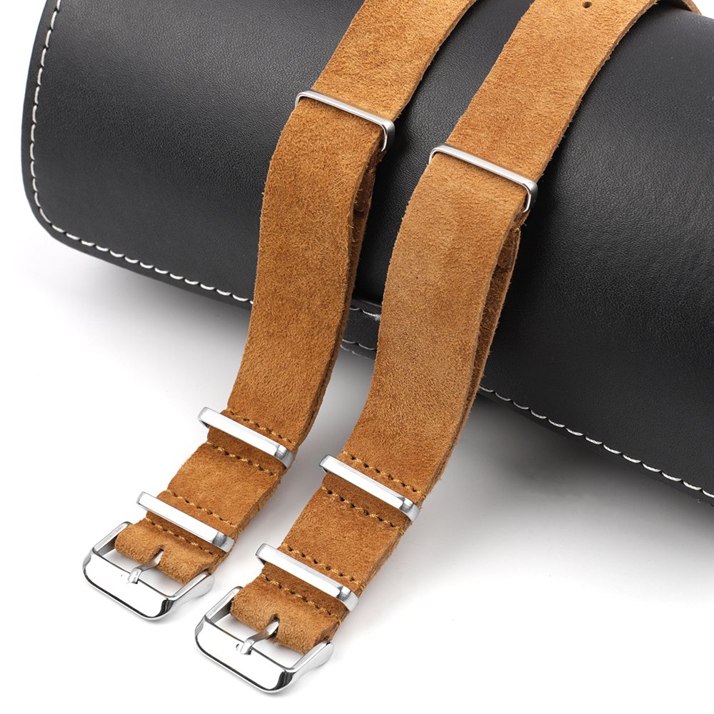 Weiches Retro-Wildleder-Echtle – Nato Strap Nylon Bewertung und Preis