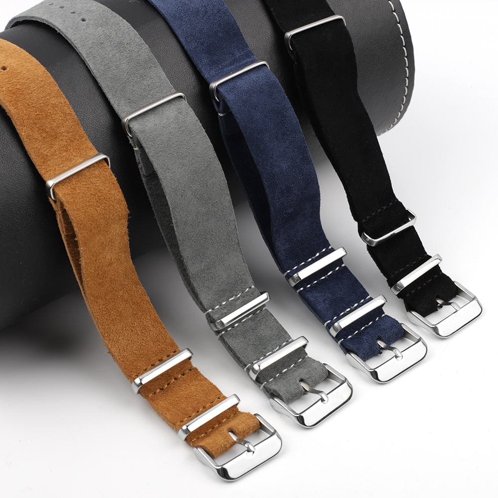 Weiches Retro-Wildleder-Echtle – Nato Strap Nylon Bewertung und Preis