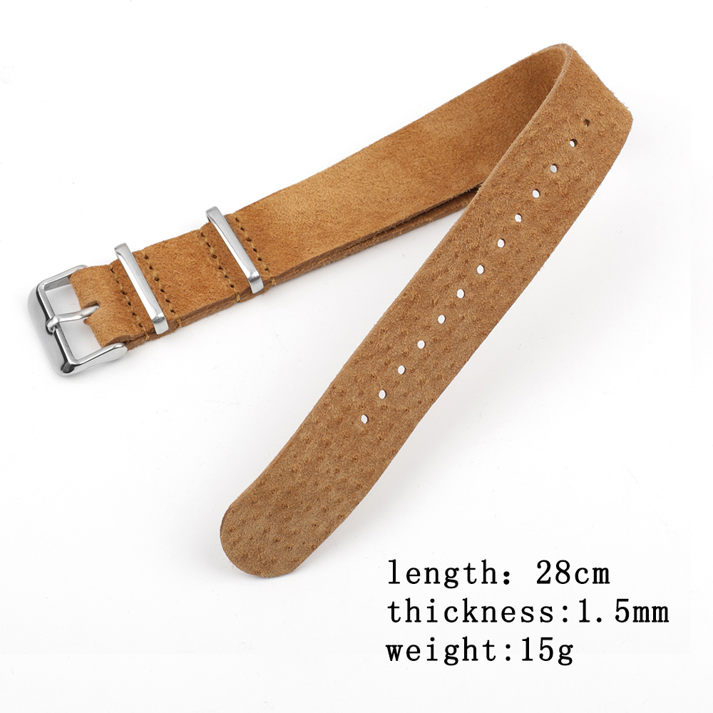 Weiches Retro-Wildleder-Echtle – Nato Strap Nylon Bewertung und Preis