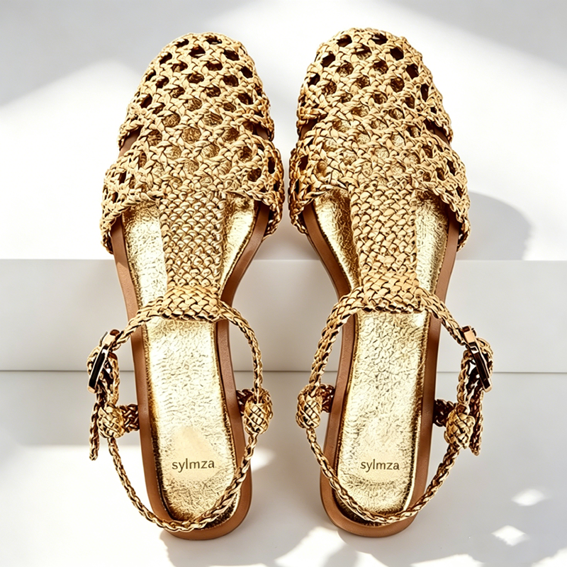 Goldene Netzgewebte Flache San – Mesh Strap Metal Bewertung und Preis