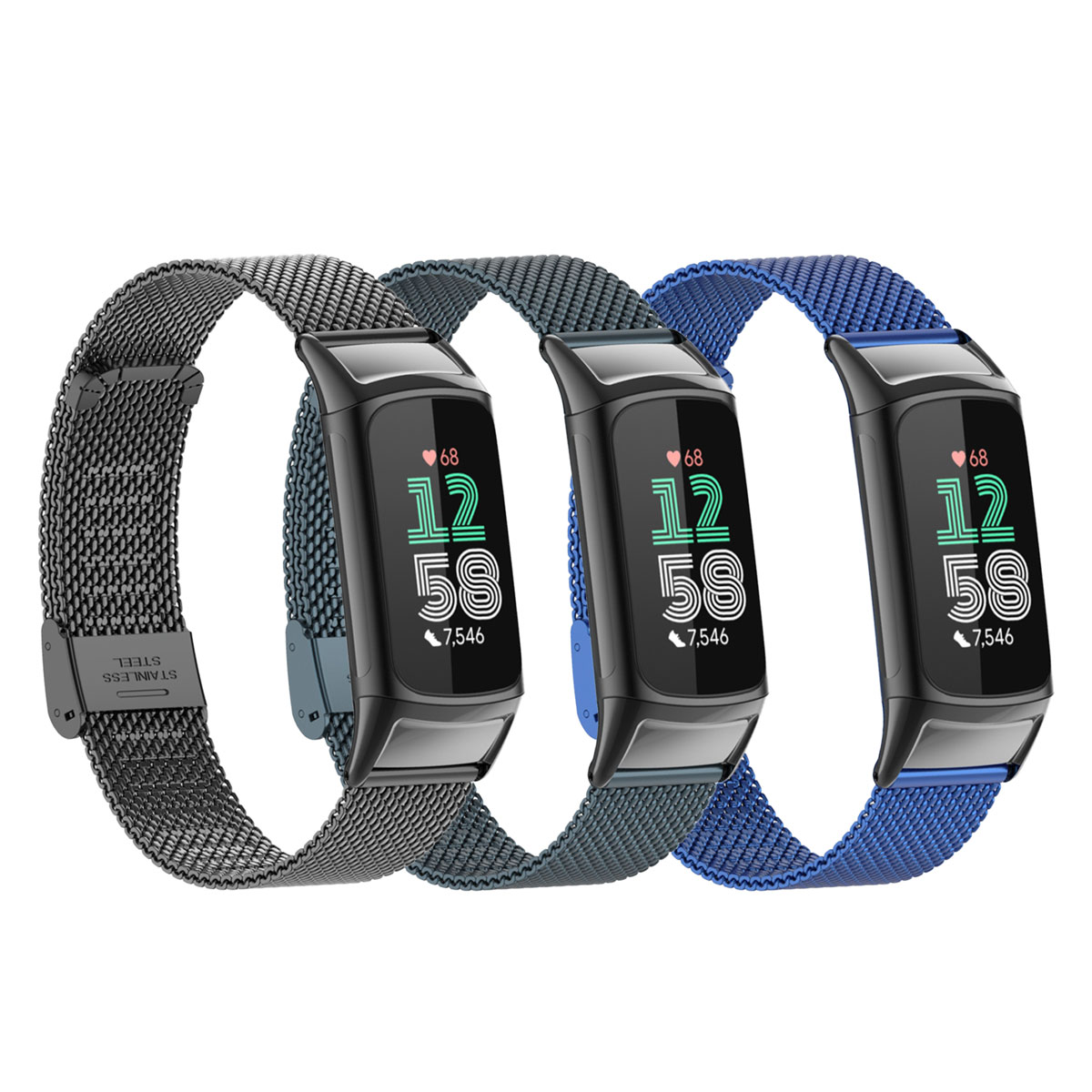 Geeignet für Fitbit Charge 5/6 – Mesh Strap Metal Bewertung und Preis