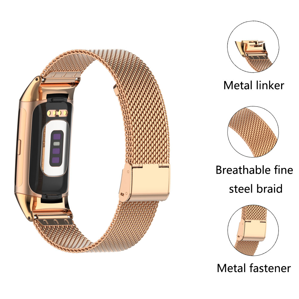 Geeignet für Fitbit Charge 5/6 – Mesh Strap Metal Bewertung und Preis