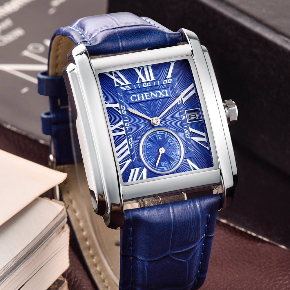 CHENXI 8216 Mode Klassische Qu – Leather Watch Band Men Bewertung und Preis