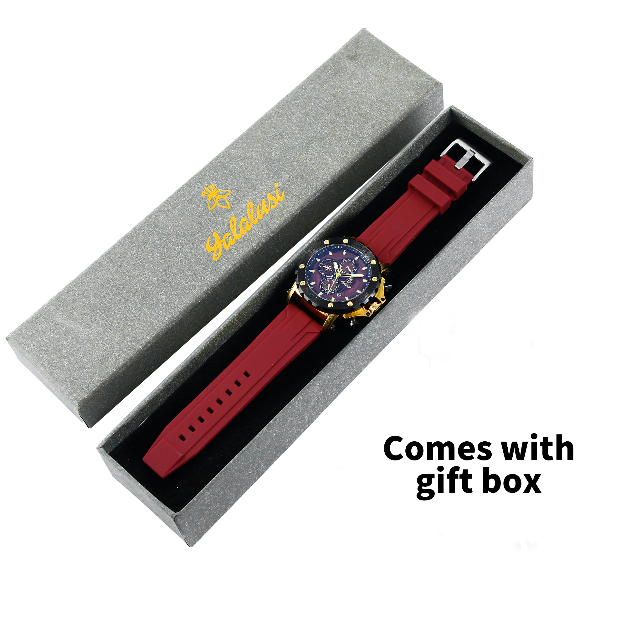 YaLaLuSi Herren-Chronographenu – Leather Watch Band Men Bewertung und Preis