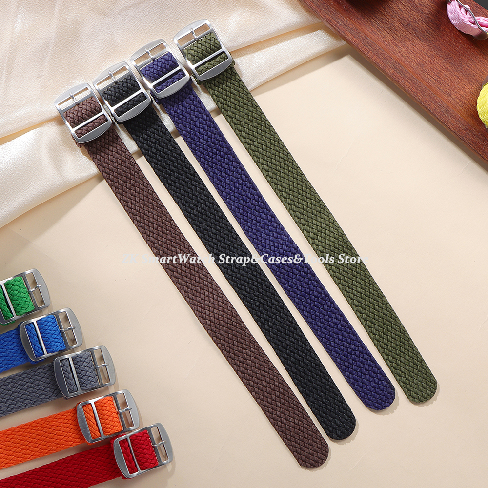 14mm 16mm 18mm 20mm 22mm Perlo – Perlon Strap Woven Bewertung und Preis