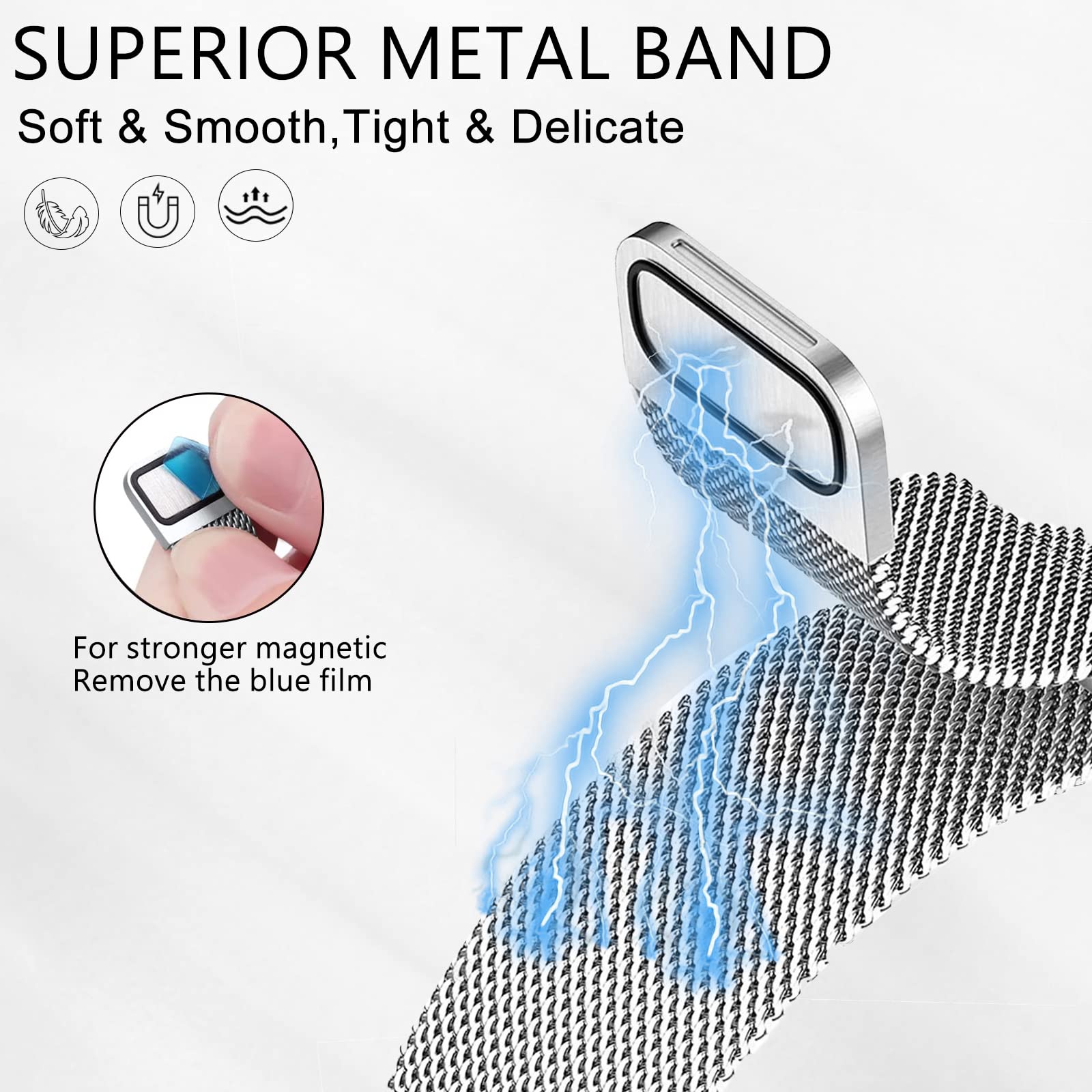 Milan ese Loop für Fitbit Char – Milanese Loop Magnetic Bewertung und Preis