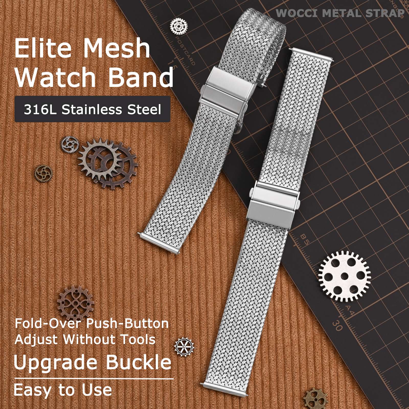 WOCCI Elite Metall-Uhrenarmban – Mesh Strap Metal Bewertung und Preis