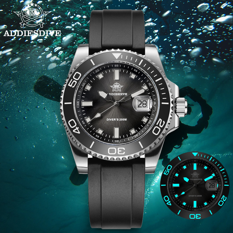 ADDIESDIVE 2115 Quarz-Taucheru – Rubber Strap Diver Bewertung und Preis