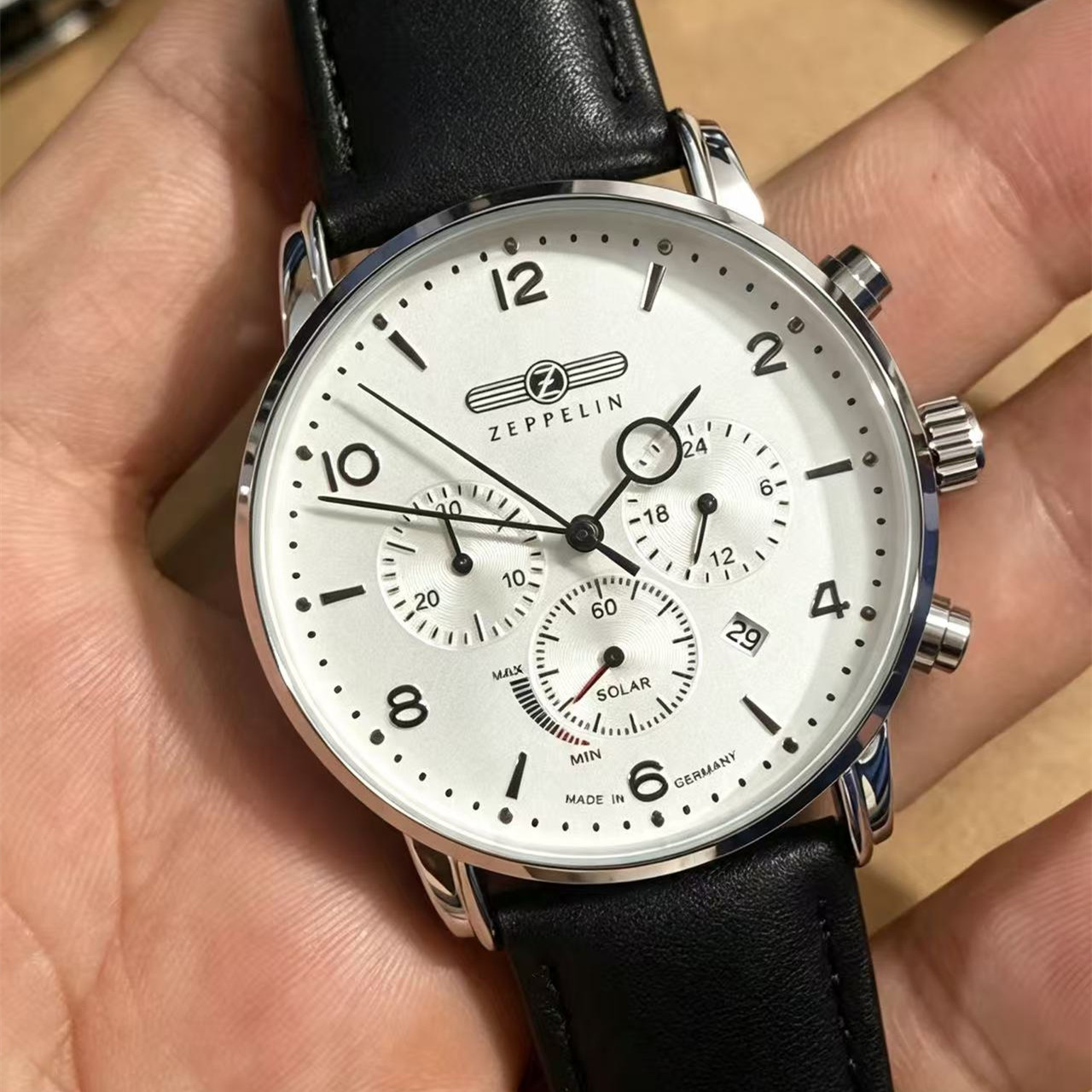Zeppelin Airship Automatik-Dat – Leather Watch Band Men Bewertung und Preis