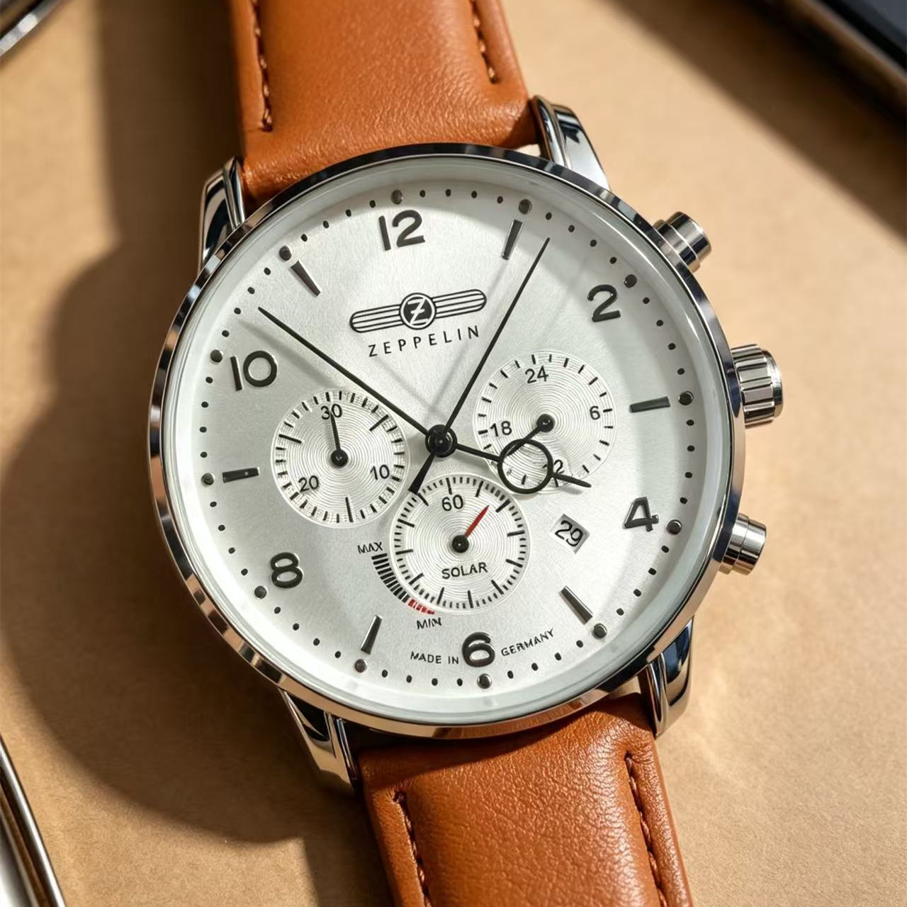 Zeppelin Airship Automatik-Dat – Leather Watch Band Men Bewertung und Preis