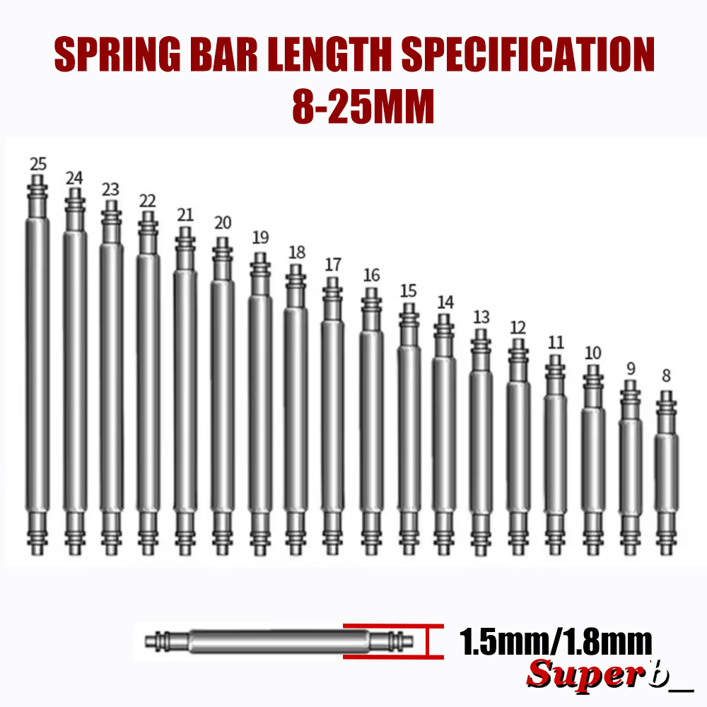 360 Stück Edelstahl-Federstege – Spring Bar Tool Set Bewertung und Preis