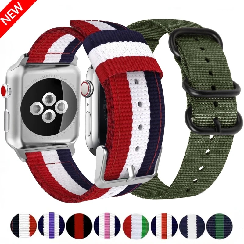 Nylon-Canvas-Armband für Apple – Canvas Strap Watch Bewertung und Preis