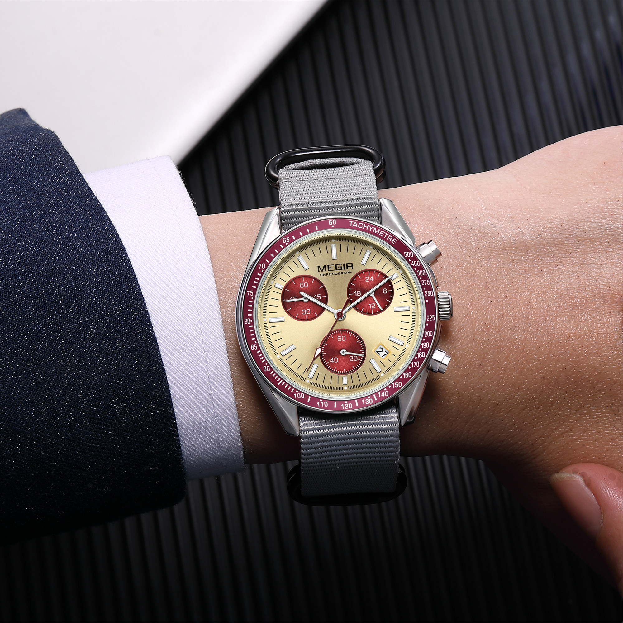 MEGIR Chronograph Leinwand Str – Canvas Strap Watch Bewertung und Preis