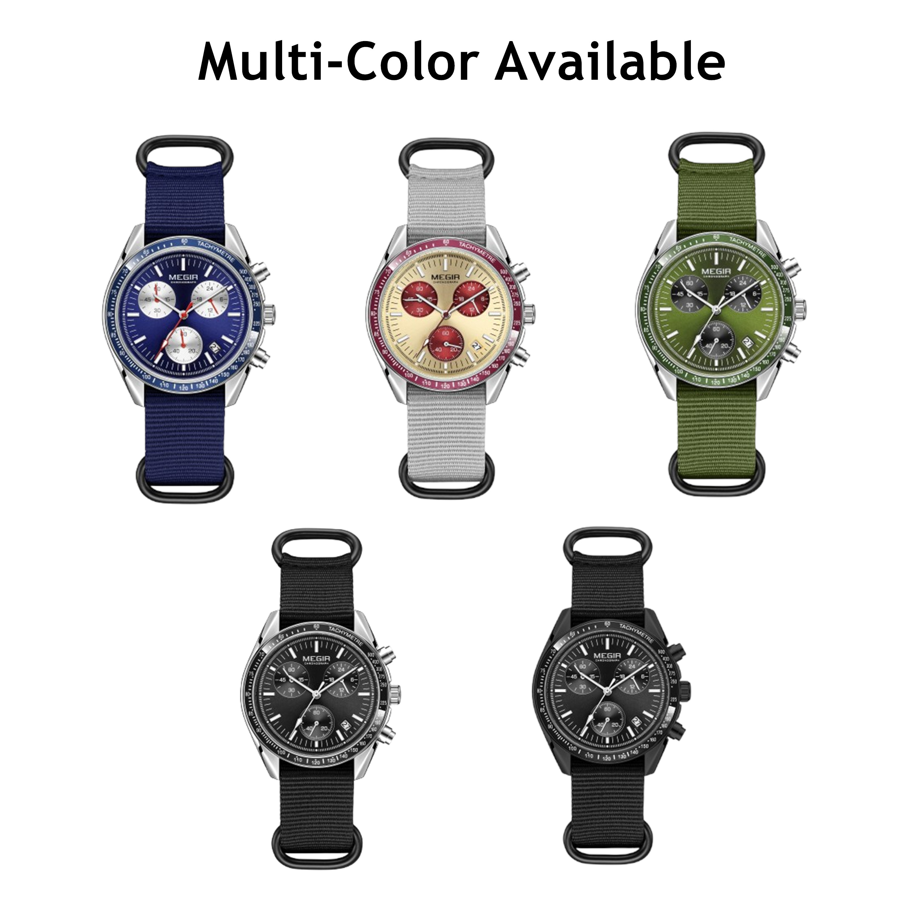 MEGIR Chronograph Leinwand Str – Canvas Strap Watch Bewertung und Preis