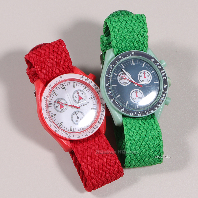 16mm 18mm 20mm 22mm Nylon Canv – Perlon Strap Woven Bewertung und Preis